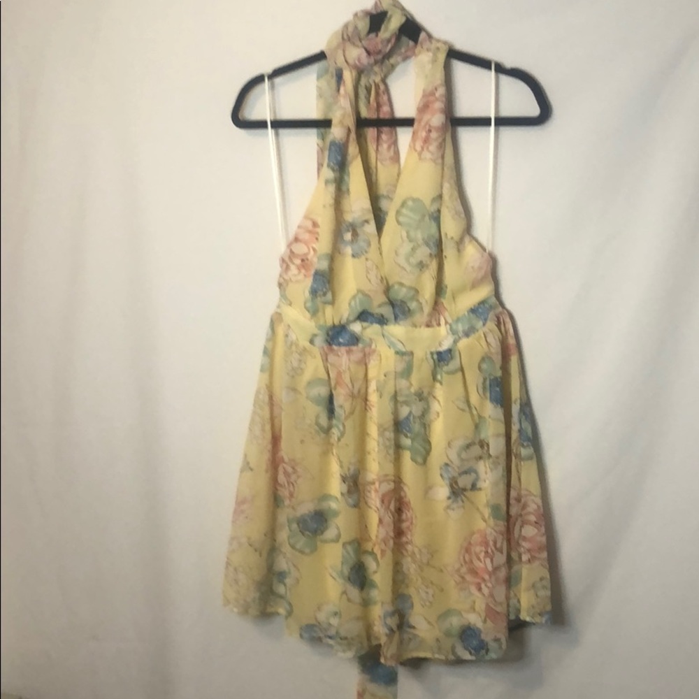 Beautiful pastel colors floral dress